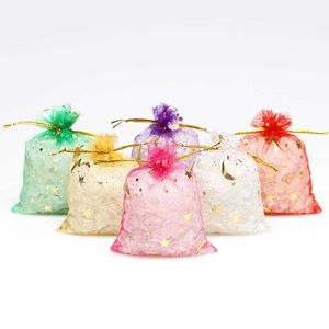 3pcs embrulhado 50pcs jóias promoção de jóias pacote pacote organza bolso de maquiagem bolsa de jóias bolsas de exibição de natal de natal