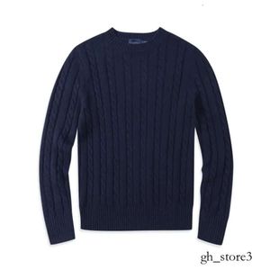 2024 Hot Small Horse Brand Men High Quality Mile Wile Polo Brand Men's Twist tröja Knit Bomullströja Jumper Pullover Tröja 343