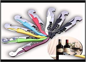 Openers Multifunction Wine Stainless Steel Bottle Opener Knife Pull Tap Double Hinged Corkscrew Creative Promotional Gifts Mmtsx D1865809