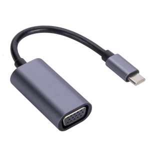 USB C till VGA -adapterkonverterare för bärbar datorprojektion och expansion