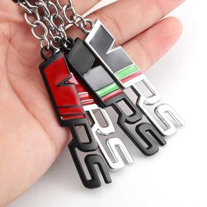 Keychains Lanyards Car keychain keyring metal keychain badge holder suitable for Skoda VRS Octavia Kamiq Kodiaq Karoq RS Super Fabia Rid Favorit J240509