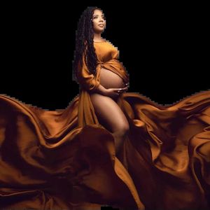 Компания для беременных для беременных фотосессии плащ для беременности Женщины платье для художественных фотографий реквизит Soft Fabric Studio Accessories T240509