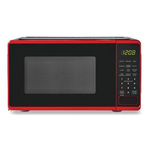 07 cu ft Countertop Microwave Oven 700 Watts Red Kitchen AppliancesUSA 240509