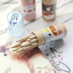 Pencils 12 pieces/set of cute mini 12 color pencil drawing pens for color painting d240510