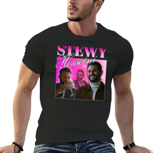 Herrtankstoppar Stewy hyllning T-shirt anime kläder anpassade t skjortor grafiska svarta män stora och långa