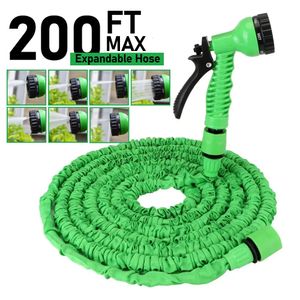 25ft-200 pés de alta pressão de alta pressão Magic Hose Wash Pipe Home Garden Gardening Mangueira de jardinagem multifuncional Limpeza 240430