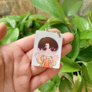 Keychains Acryl Mahjong mit Jungen koreanisch