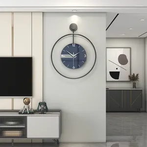 Duvar Saatleri Büyük Saat Sessiz Ev Oturma Odası Dekorasyon Zanaat Sadelik Elektronik Saat