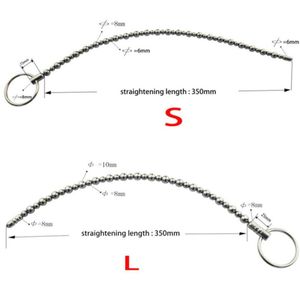 Stainless Steel Urethral Beads Sounding Rod Solid Sound Dilators Dilatation Pinis Penis Plug Male Sex Toys Urethra 2108206628472