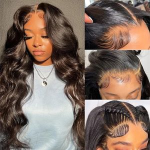 2024 Honey Blonde Lace Front Human Hair Wigs PrePlucked Glueless Brazilian 13x4 Body Wave HD Lace Frontal Wigs On Sale