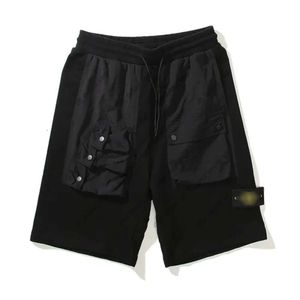 Мужские дизайнерские шорты Stones Islandes Shorts Cargo Pockets Работают из пяти частей мужские летние спортивные штаны многофункциональные бедра.