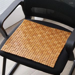Poduszka 1pc bambusowe siedzenie letnie krzesło chłodzące mata oddychająca