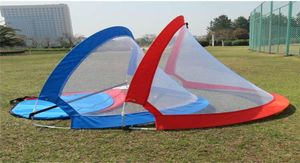 Nowi dzieci fani piłki nożnej Przenośna mini bramka bramka piłka nożna piłka nożna w namiocie namiot namiot dziecięcy na świeżym powietrzu zabawa sportowa zabawka ACC4804842