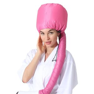 Haare Perm tragbares weiches Haar Trocknungskappe Motorhaube Hut Huw -Trockner -Anhang Trocken Haarcreme Kappen Großhandel Satin -Bonnets