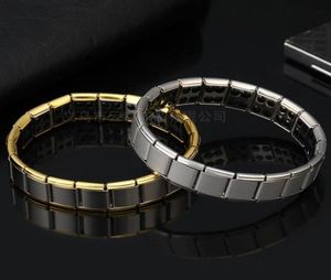 Link Chain Ed rostfritt stål magnetiskt armband för kvinnor läkande armband balans hälso män vård smycken11707063525825