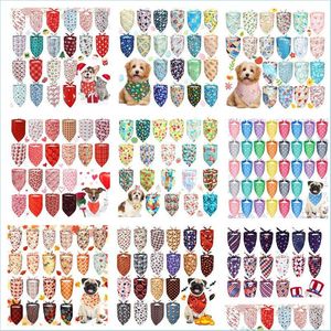 Other Dog Supplies 20 Packs Bandana Christmas Halloween Thanksgiving Valentines Day Holiday Bib Triangle Scarfs For Small Medium Dogs Dhcrn