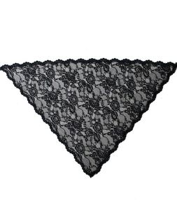 2019 New Lace Black Mantilla Katolska slöja huvudbeläggningar för Latin Mass Church Chapel Veil NV71676584506