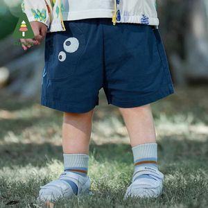 반바지 Amila Baby Boy Shorts 2023 Summer New 100% Cotton Cute and Fun Style 캐주얼 패션 풀 매치 하부 아동 의류 의류 바지 0-6y D240510