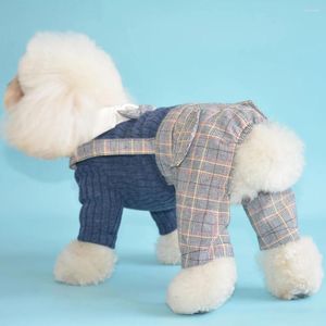 Hundebekleidung Gentleman Kleidung Haustier Outfit Biege formale Hemd für kleine Hunde Hochzeitsanzug Welpe Jacke Jacke Party Kostüm