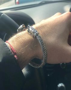 Vintage złoty srebrny wilk nastolatek bransoletki biżuterii indyjska bransoletka Viking Men Men Breyband Bracelets for Women Fashion Accessories3038860