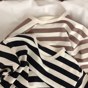 T-shirt a maniche lunghe per bambini primaverili per bambini piccoli camicia sciolta