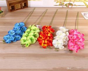 Moth Orchid Artificial Flowers for Wedding Party Simulation Fake Flower Home Desktop Decorations Plants många färger 2 6LX ZZ5668732