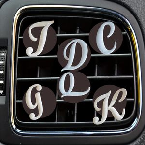 Autoschlüssel Weiß großer Buchstaben Cartoon Air Vent Clip -Auslass pro Clip