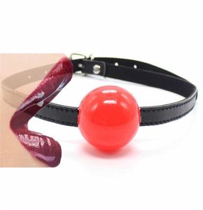 solid Ball Mouth Gag Oral Fixation mouth stuffed Adult Games For Couples Flirting Sex Products Toys slave submission P0812216e3548665