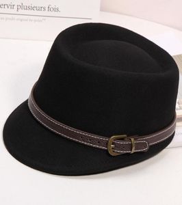 Kış kadın düz renkli sekizgen şapka bayan parti fedora şapkaları moda keçe Newsboy Caps 100 yün binicilik kapağı 5658cm y20071449082408112