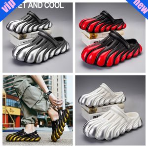 Boyalı Beş Pençe Altın Dragon Eva Hole Ayakları ile Kalın Sole Sandalet Ayakkabı Ayak Tip Nefes Alabilir Terlik 40-45 Yumuşak Sneaker Spor Trend Moda