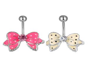 D00271 2 Цвета Nice Bowknot Style 00201 Belly Button Rings Dangle Accessories Fashion Charm Rabbit Cz 10pcslot8471729