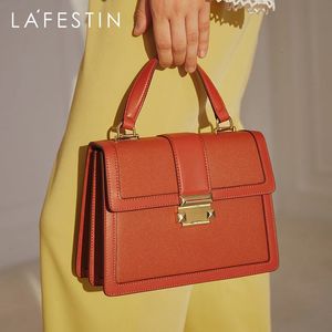 La Festin Designer Lüks Moda Deri Çanta Büyük Kapasiteli Omuz Messenger Çantası Bayanlar Tote Crossbody Çantalar 240509