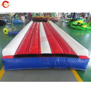 wholesale 8x2x0.3mH Outdoor Activities Free Door Shipping Cheap Inflatable Airtrack Tumbling Sports Equipment Gym Mat Air Track For Gymnastics