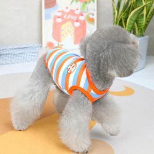 Hundekleidung Cat T-Shirt Striped Weste Pyjama Welpenkleidung