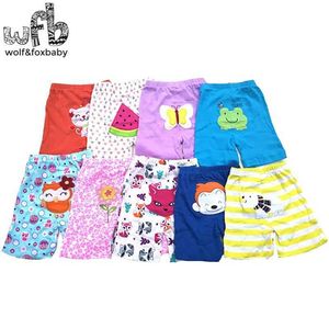 Shorts Retail 5 pieces/batch 0-24 months PP pants and shorts trouser baby cartoon boys and girls clothing newborn clothing children summer clothing d240510