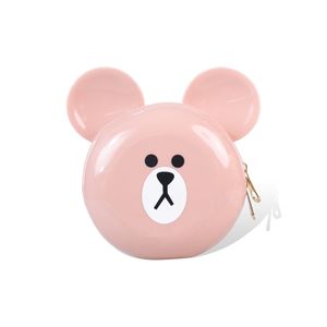 Personalizado por atacado novo pvc pvc doce bolsa de crossbody jelly bolsa de ombro de formato de animal fofo feminino