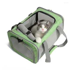 Cat Carriers Outdoor Travel Pet Bags For Breathable Shoulder Bag Multifunction Kitty Puppy Supplies Transport Slings Zip Handbag