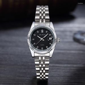 Wristwatches Fashion 2023 Wlisth Quartz Wrist Watch Women Top Famous Ladies Clock Business Calendar Relogio 225f