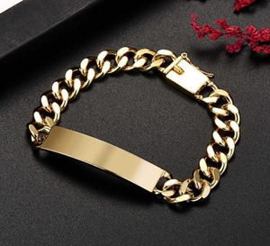 Beaded Strands New popular brand 18K Gold bracelets for man women luxury fashion original jewelry wedding Accessories party gifts 1335816