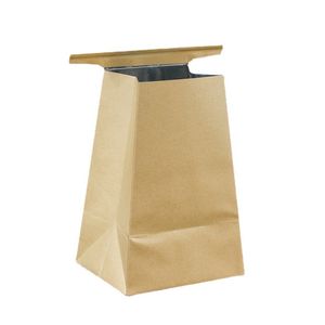 Алюминиевая фольга Крафт бумажная чайная пакет трапециевидной квадратный нижний пакет с проволочной пакет масла влажно