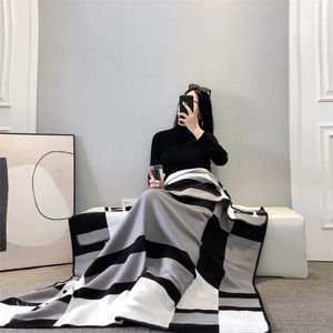 Новое одеяло дизайнерские одеяла H Письмое пластичное плавание кашемировое мягкое шерстяное шарф Шал