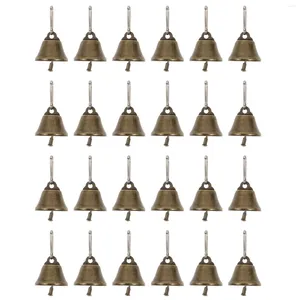 Zapasy imprezowe 25pcs Dekoracyjne świąteczne małe dzwonki wiszące Dzwonki Wisiorki