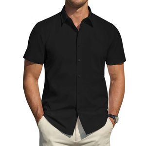 camisa havaiana masculina elástica anti -incrustação camisa