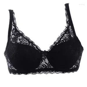 Bras Fashion Brand Big Cup Women Bra Sexy Embroidery Bralette Lace Elegance Brassiere Underwear Lingerie Push Up