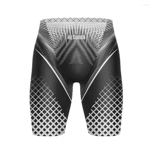 Treno de banho de banho de banho masculino Treno atlético curto Treinamento atlético Pouco de natação Borda de calça de calça de praia à prova d'água Boxer