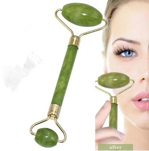 Masaż twarzy Jade Roller Body Głowa Natura Natura Urządzenie Masaż Kamień Make Up Jade Gua Sha Beauty Tool 19508558151