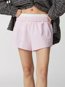 Women's Shorts Yoawdats Casual Loose Fitting Elastic Waist Short Pants Summer Lounge