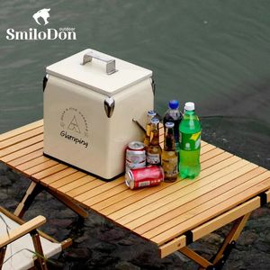 Smilodon Outdoor Cooler Box Inkubator Świeżo Hard Vehicular Portable Camping Lodówka Zachowanie narzędzia do przechowywania 240430