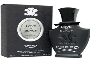 Самый высокий качественный дизайн нейтральный парфюм Любовь в белом / черном 75 мл мужской женщины -аромат.