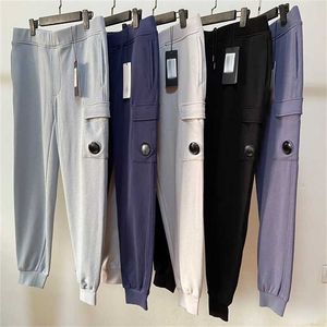 mens Pants jogger Stretch Loose Pocket sweatpants British style Zipper Outdoor sports casual trousers